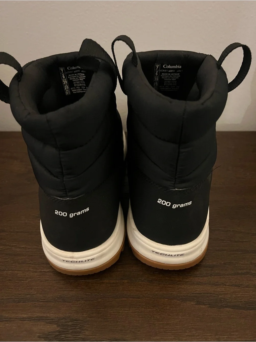 Columbia Youth Black Winter Snow Boots